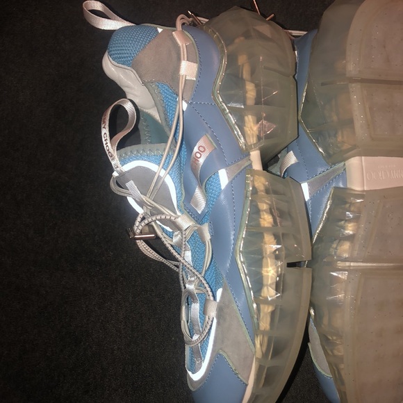 Jimmy choo blue sky diamond trail sneakers. - Picture 5 of 5
